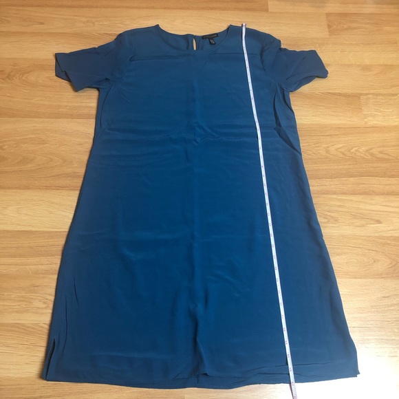 EILEEN FISHER blue viscose shift dress Sz Small - Picture 13 of 15